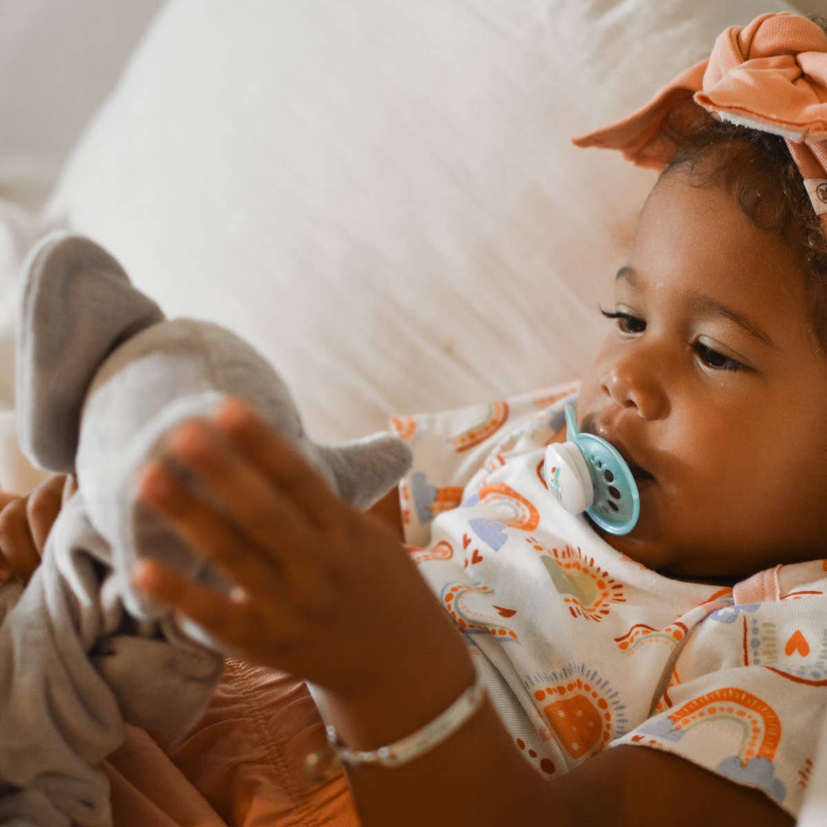 Elephant Lovey Security Blanket