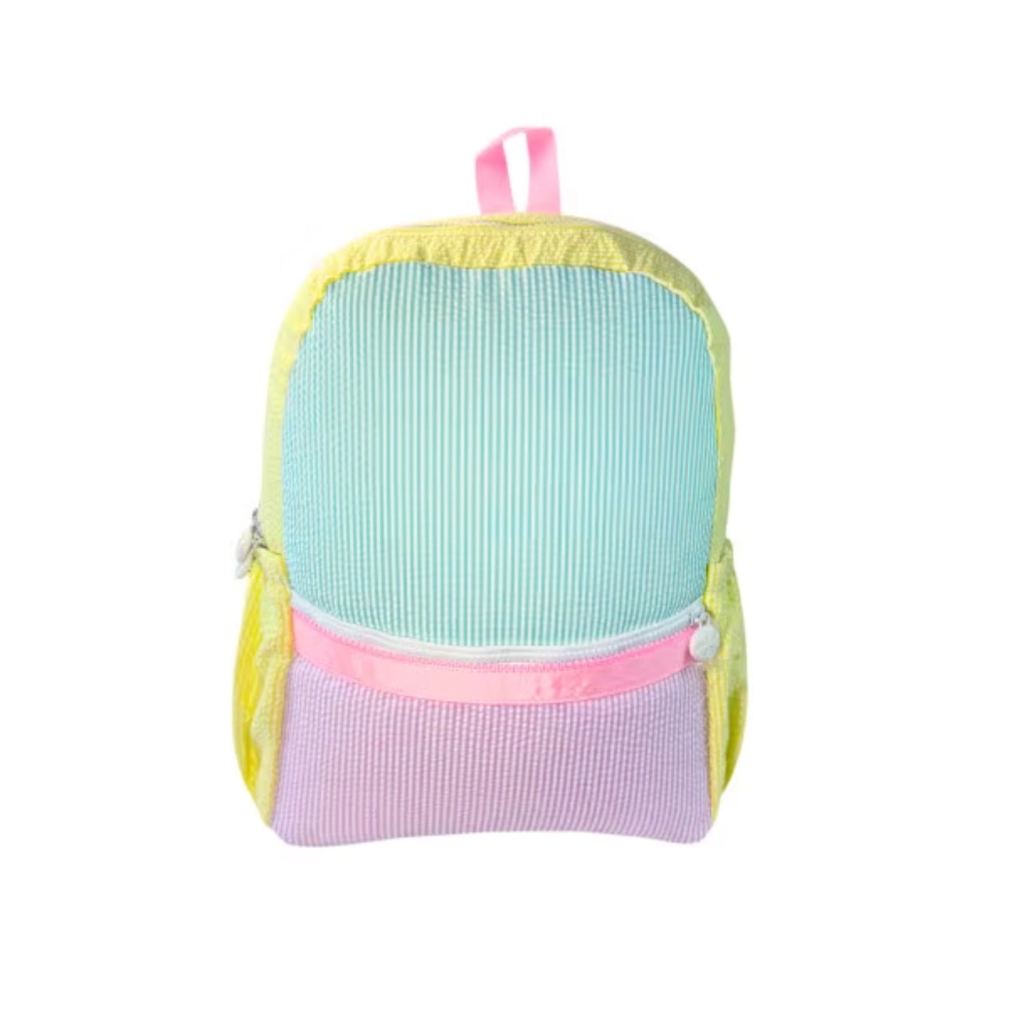 Seersucker Toddler Backpack