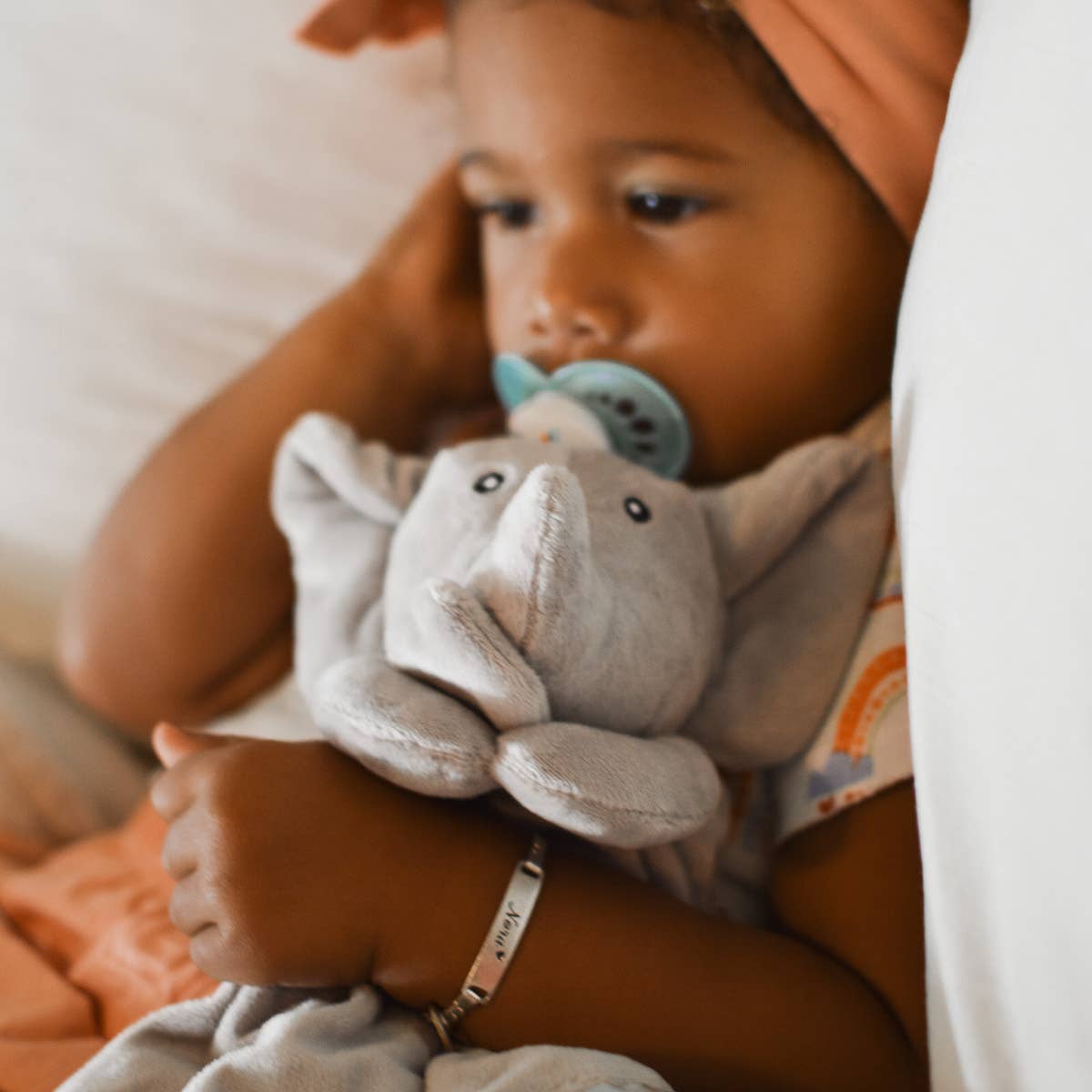 Elephant Lovey Security Blanket