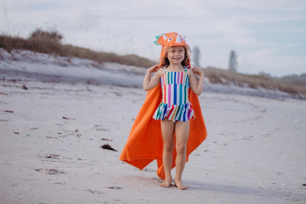 Dinosaur Hooded Towel