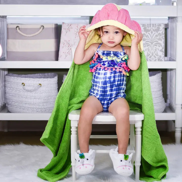 Flower Hooded Towel