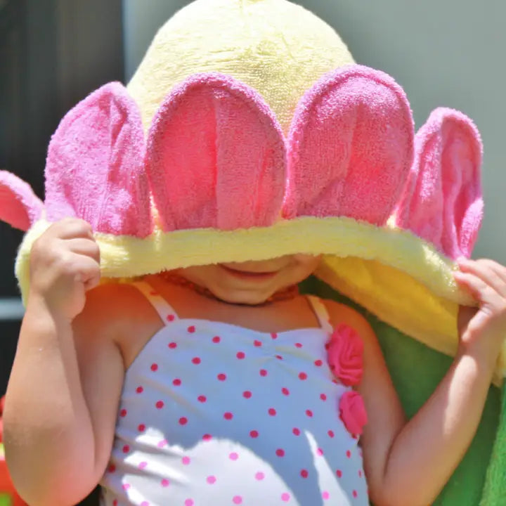 Flower Hooded Towel