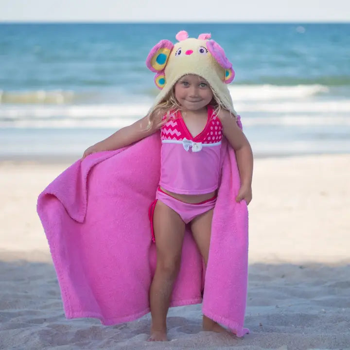 Butterfly Hooded Towel