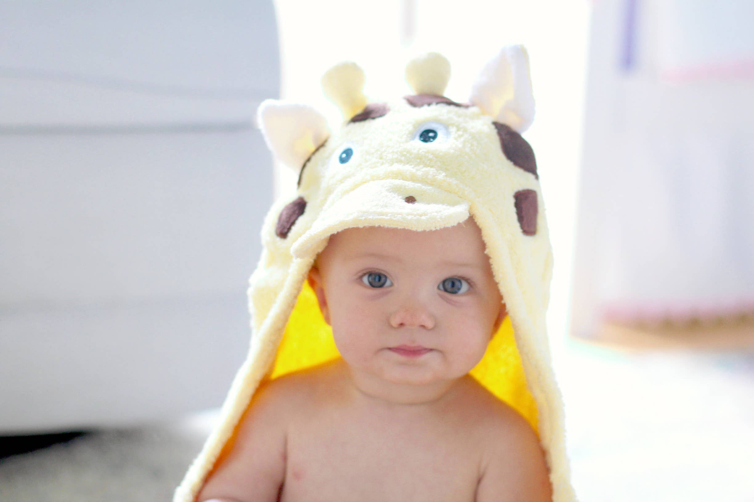 Giraffe Hooded Towel