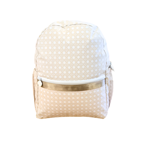 Champagne Bungalow Medium Backpack w/ Pockets