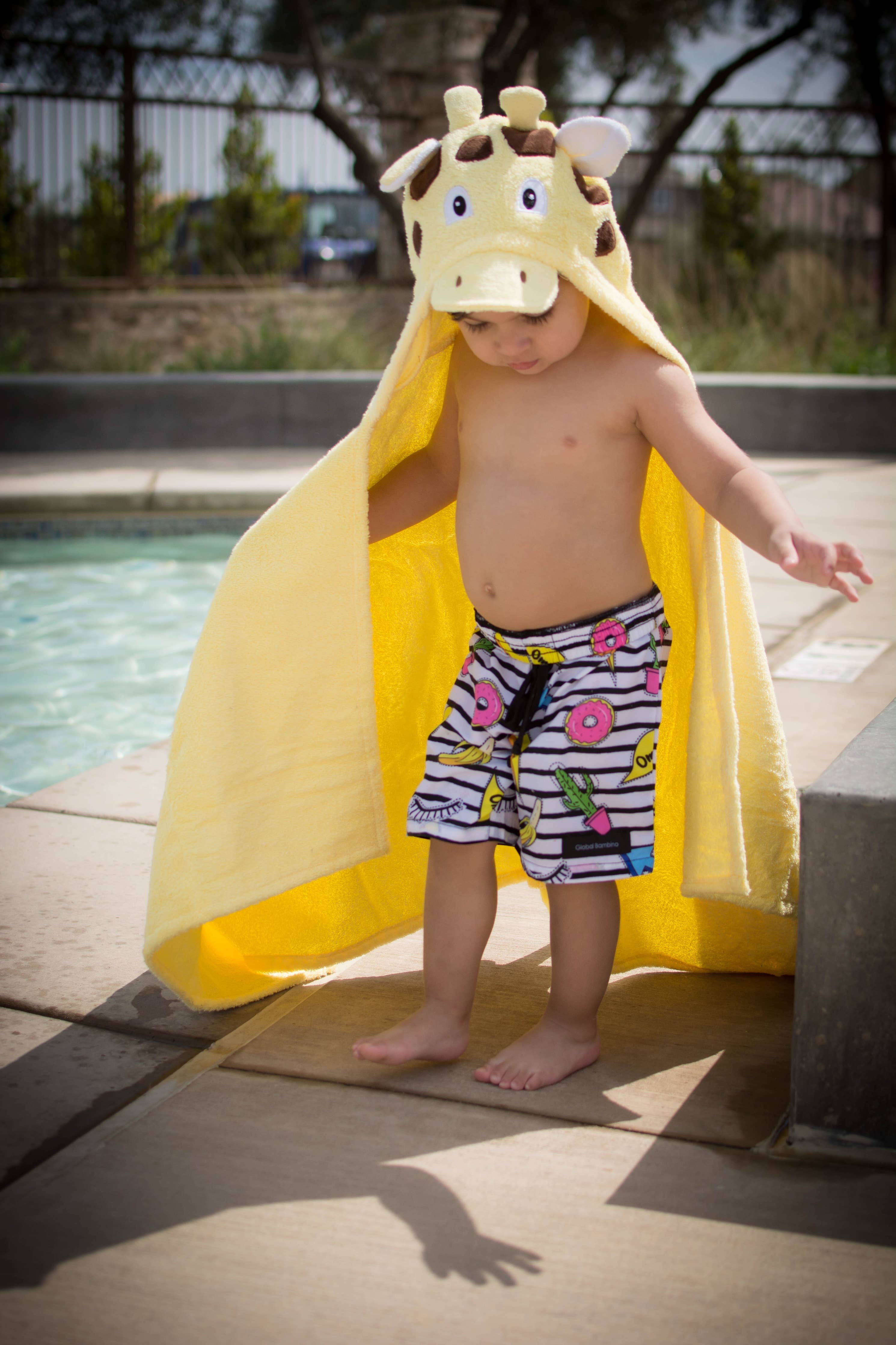 Giraffe Hooded Towel