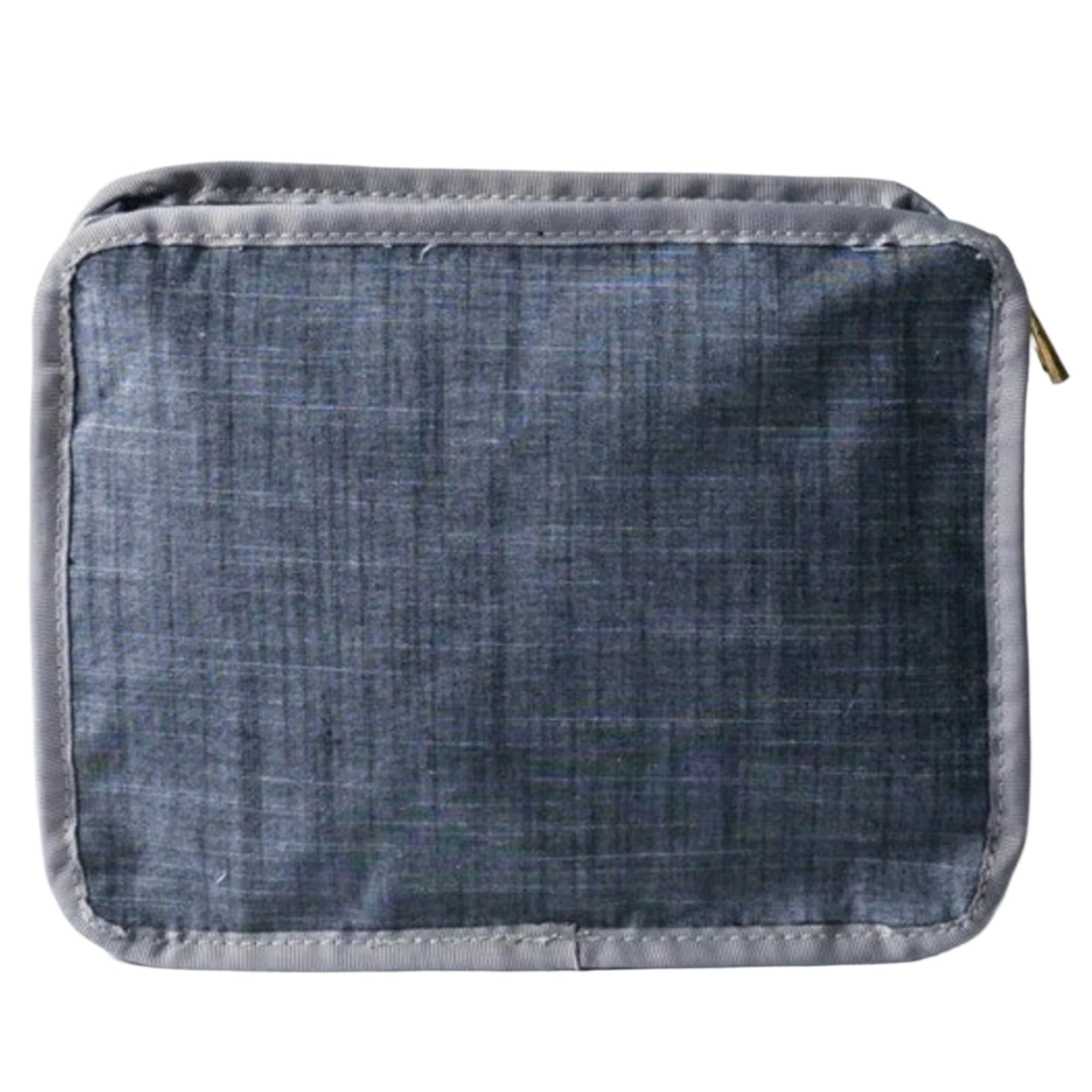 Grey Chambray Brass Stacking Set