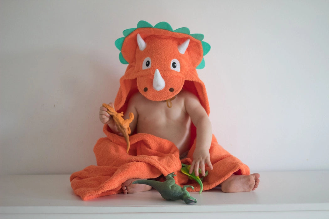Dinosaur Hooded Towel