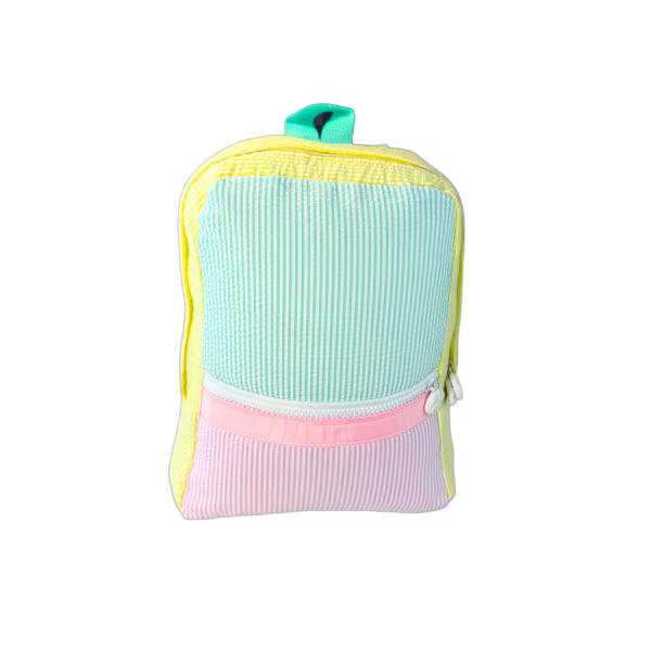 Seersucker Toddler Backpack