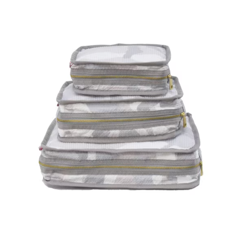 Snow Camo Seersucker Stacking Set
