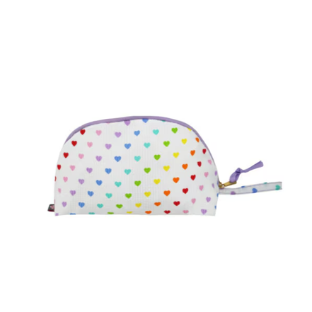 Tiny Hearts Seersucker Large Taco Bag